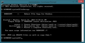 Read more about the article Robocopy