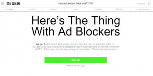 Read more about the article Wired.com Forcing users to see ADs